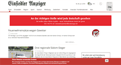 Desktop Screenshot of einsiedleranzeiger.ch